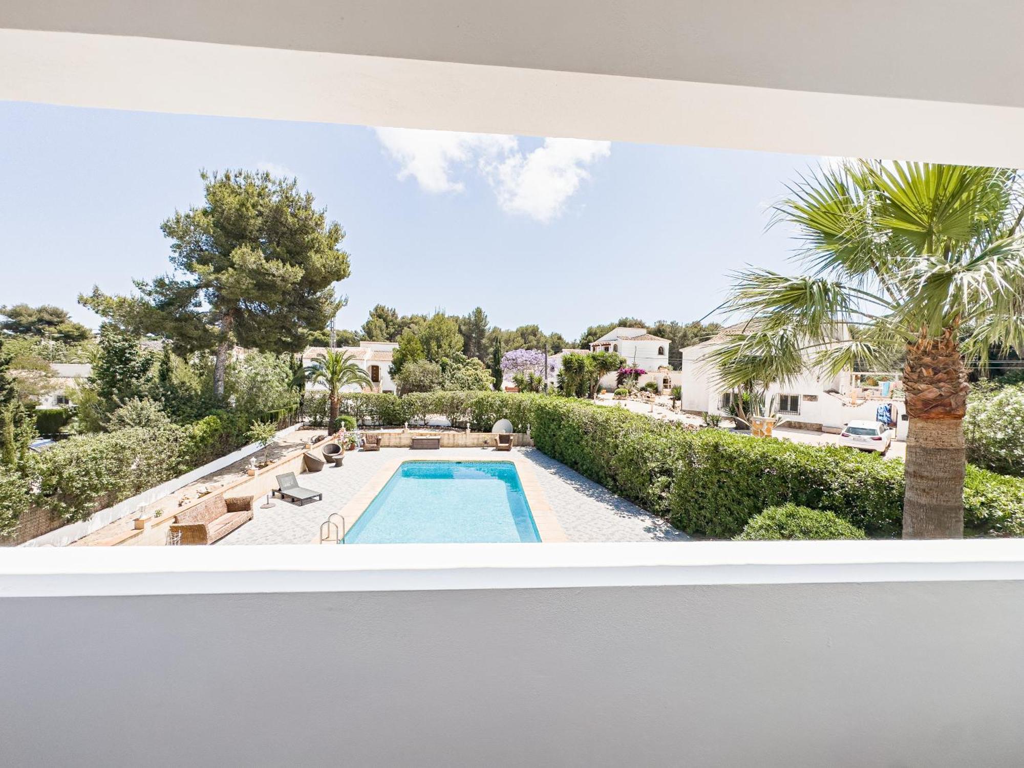Casa Maria Top Floor Studio Apartment With Swimming Pool Javea Exterior photo