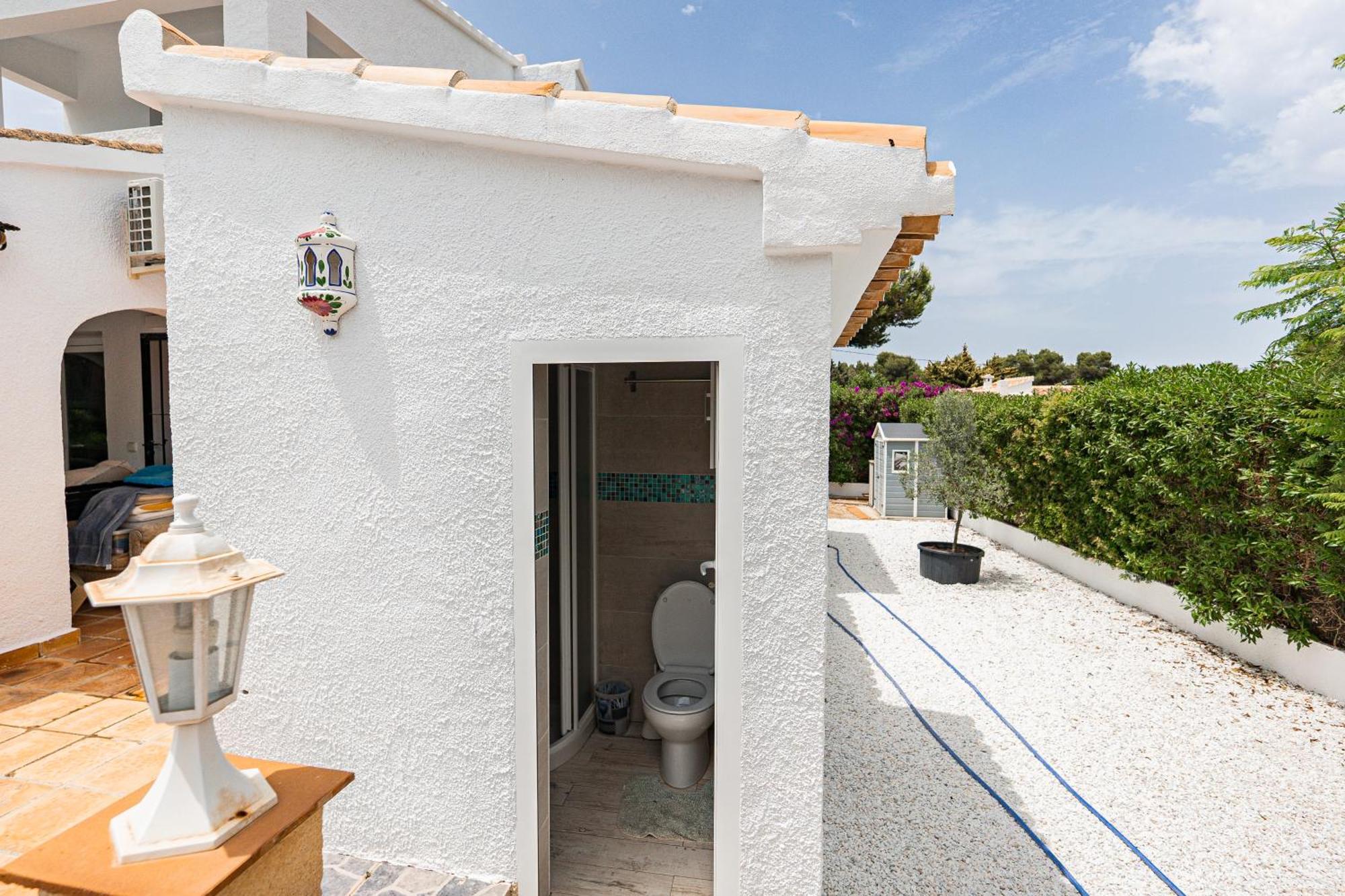 Casa Maria Top Floor Studio Apartment With Swimming Pool Javea Exterior photo